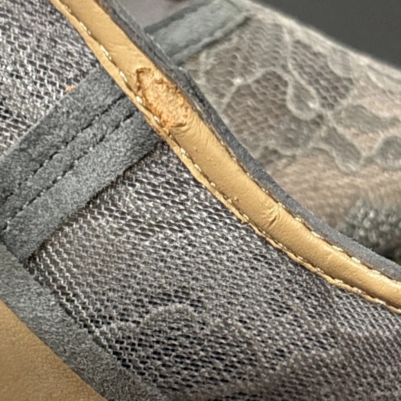 Banana Republic Gray Lace Madison Heels Stilettos Holiday Dress Shoes Size 6 - Picture 9 of 16